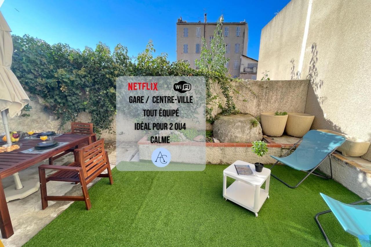 Apartamento Le Grand Bleu Terrasseclimwifinetflix Proche Gare-Centre Marsella Exterior foto